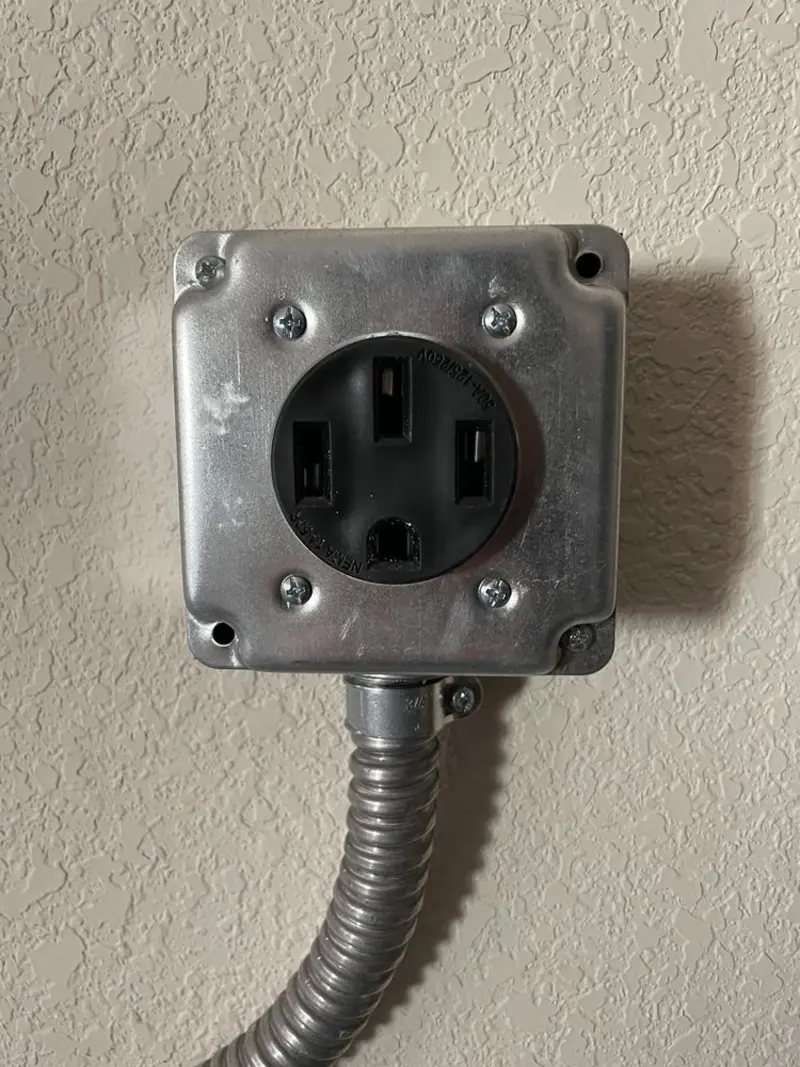 NEMA 14-50 outlet installed for Electrical Panel Upgrade in Indian Wells